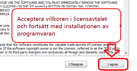 Installation av programvara