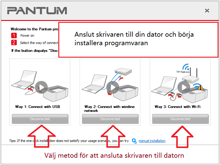 Installation av programvara