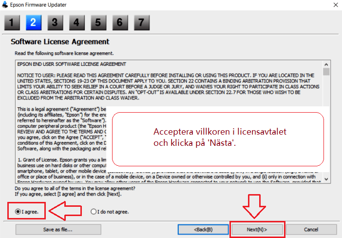 Programvara för uppdatering av firmware