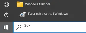 Windows Faxa och skanna