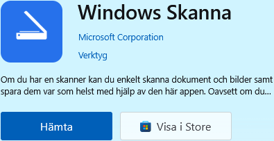 Windows Skanna